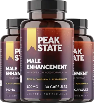 Three bottles of Peak State Capsules